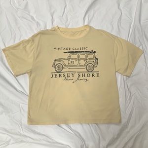 yellow shein shirt